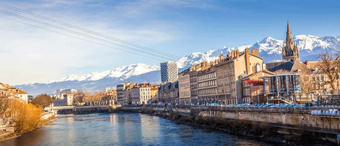 Grenoble fait partie du périmètre de la Caisse Régionale de Sud Rhône Alpes