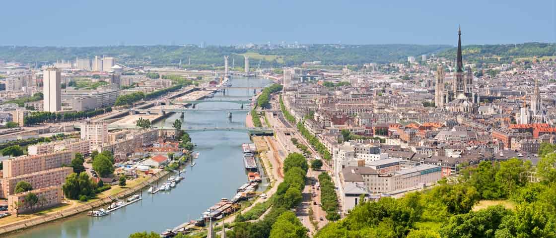 Rouen fait partie du périmètre de la Caisse Régionale de Normandie-Seine